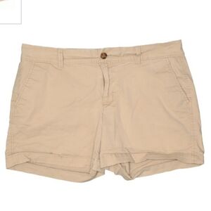 Old Navy Kakhi Chino Shorts Slit Pockets Flat Front Casual Everyday Classic Prep